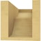 Ekena Millwork 5"W x 10"D x 5"H Wide Crestline Rough Cedar Woodgrain TimberThane Corbel, Primed Tan CORUR05X10X05CRERCPR - alternate 3
